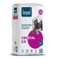 Штукатурка декоративная BERGAUF Crystal белая камешковая 2,0 мм 25 кг
