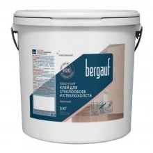 Клей акриловый BERGAUF Deko Fixer для стеклообоев и стеклохолста 3 кг