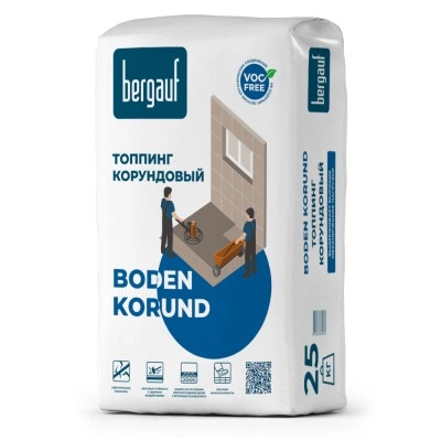 Смесь упрочняющая BERGAUF Boden Korund для бетонных полов 25 кг
