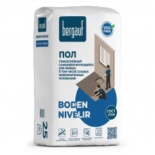 Наливной пол самовыравнивающийся BERGAUF Boden Nivelir 25 кг