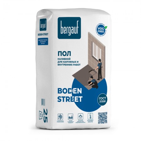 Наливной пол BERGAUF Boden Street 25 кг Наливной пол BERGAUF Boden Street 25 кг