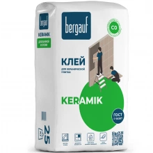 Клей для плитки BERGAUF Keramik 25 кг