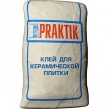 Клей для плитки BERGAUF Praktik усиленный 30 кг
