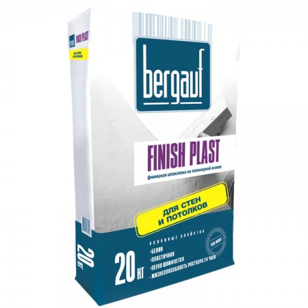 Шпатлевка полимерная BERGAUF Finish Plast 20 кг Шпатлевка полимерная BERGAUF Finish Plast 20 кг