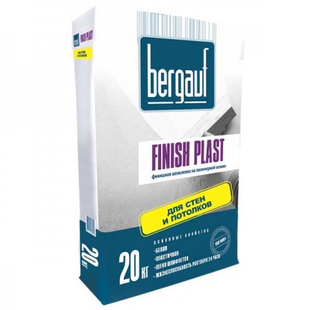 Шпатлевка цементная BERGAUF Uni Finish 20 кг Шпатлевка цементная BERGAUF Uni Finish 20 кг