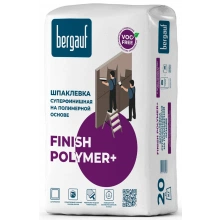 Шпатлевка полимерная финишная BERGAUF Finish Polymer+ 20 кг