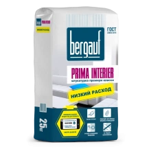 Штукатурка BERGAUF Prima Interier премиум класс 25 кг