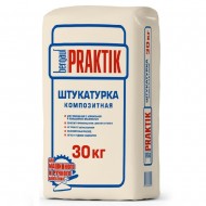 Штукатурка композитная BERGAUF Praktik 30 кг
